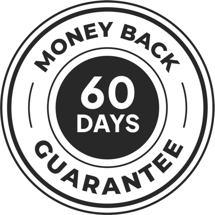 NeuroVera guarantee badge showing 60 days